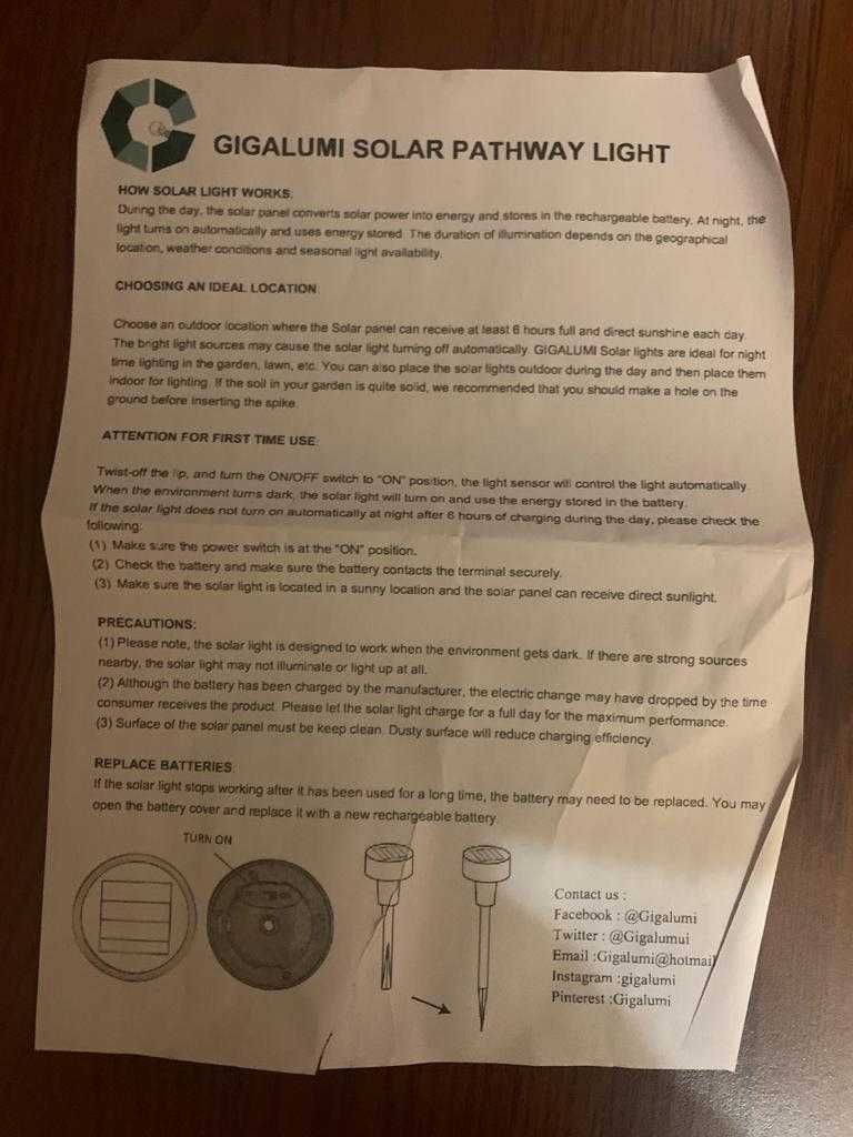 lampy solarowe sztuk 12