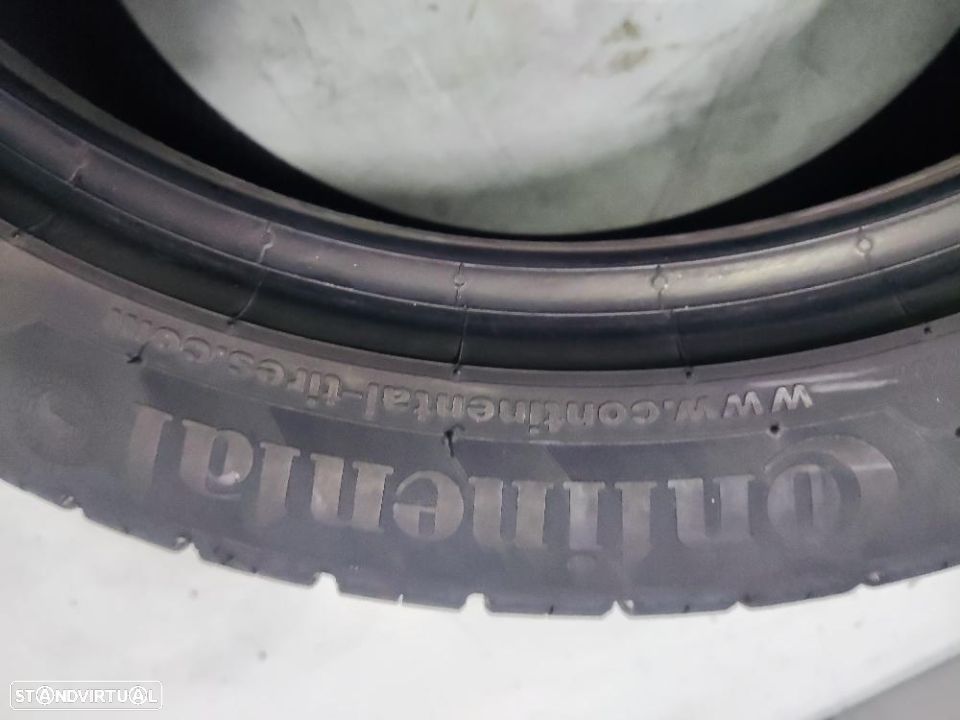 2 pneus semi novos 195-45r16 continental - oferta dos portes