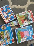 Puzzle dla dzieci, bing i peppa duży format. Puzzle kompletne. Cena za