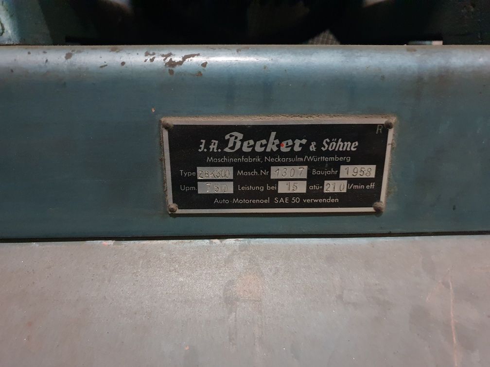 Kompresor Becker & Sohne 300l silnik Bauknecht 2,5kw