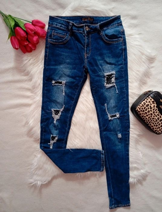 Jeansy Miss RJ New fashion denim rozmiar M