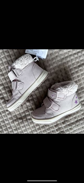 Нові зимові черевички для дівчинки — р. 25 / устілка 17 см