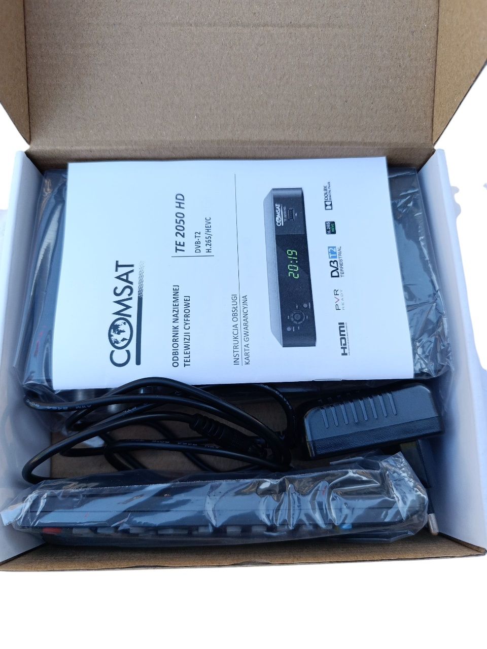 Odbiornik tuner dekoder DVB-T DVB-T2 H.265 HEVC