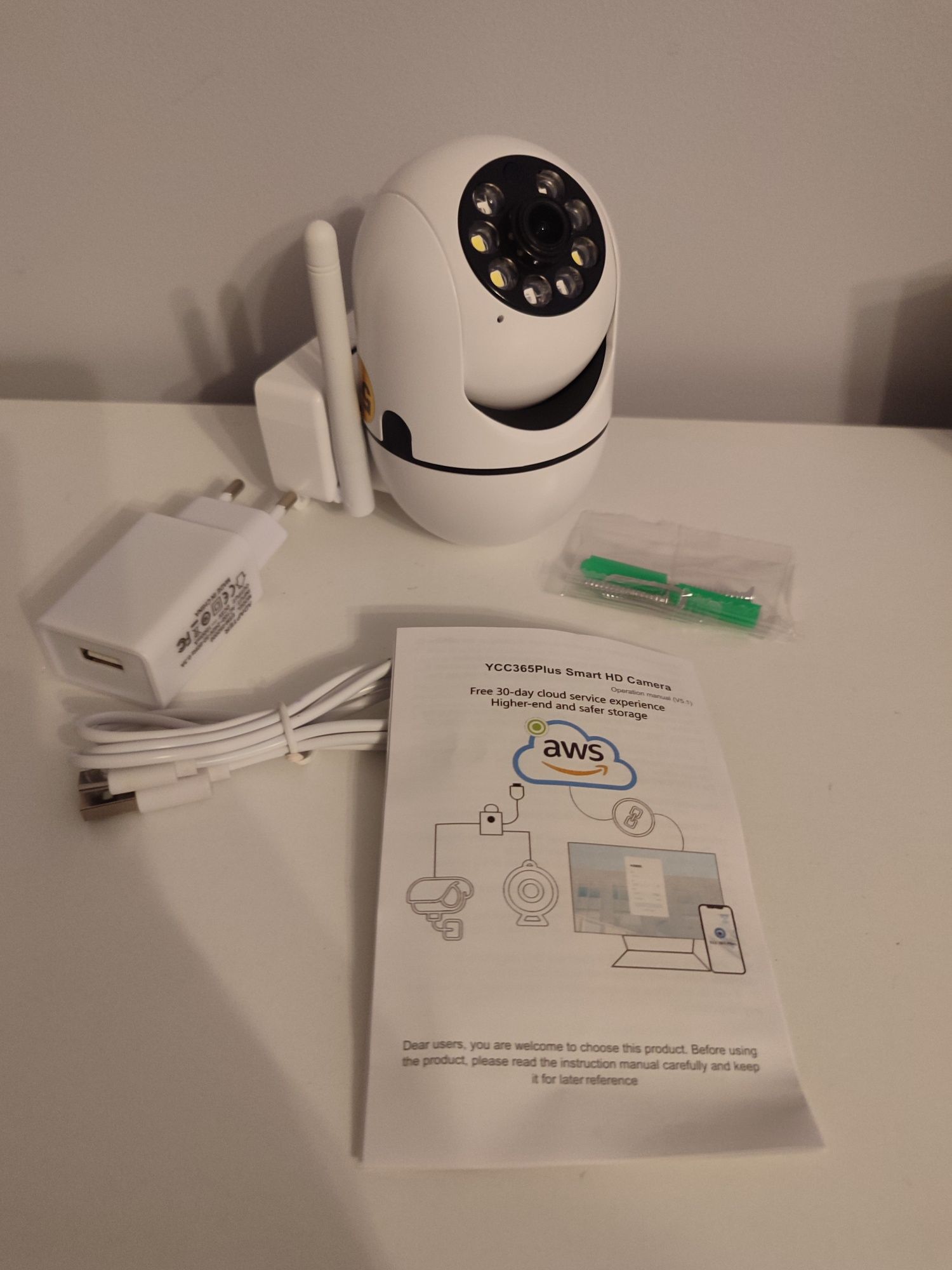 Smart Camera wi-fi kamera obrotowa