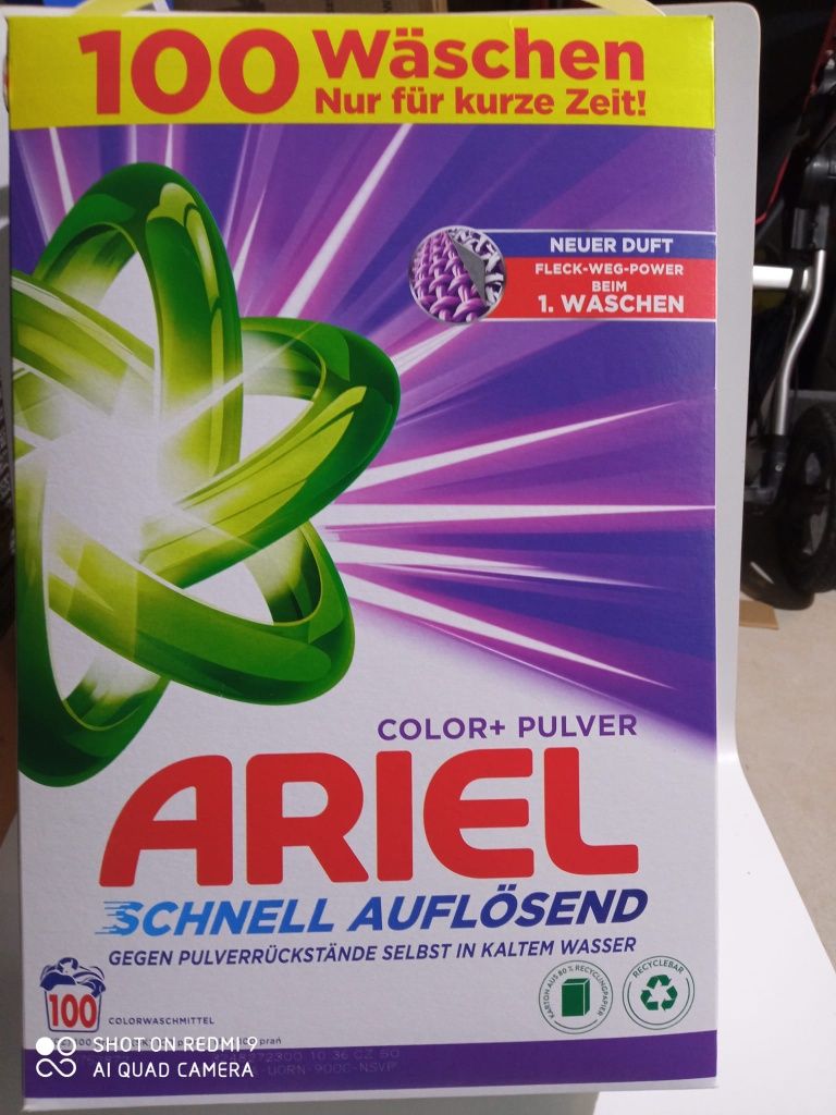 Ariel 100 prań do koloru 6 kg z Niemiec