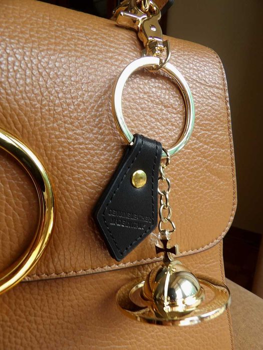 Vivienne Westwood luksusowy mosiężny brelok do torebki lub kluczy