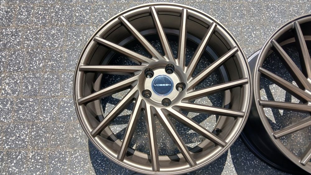 19"  Keskin  5x112  8,5j et45 jak Vossen  Wklesle Braz Zlote Kierunkow
