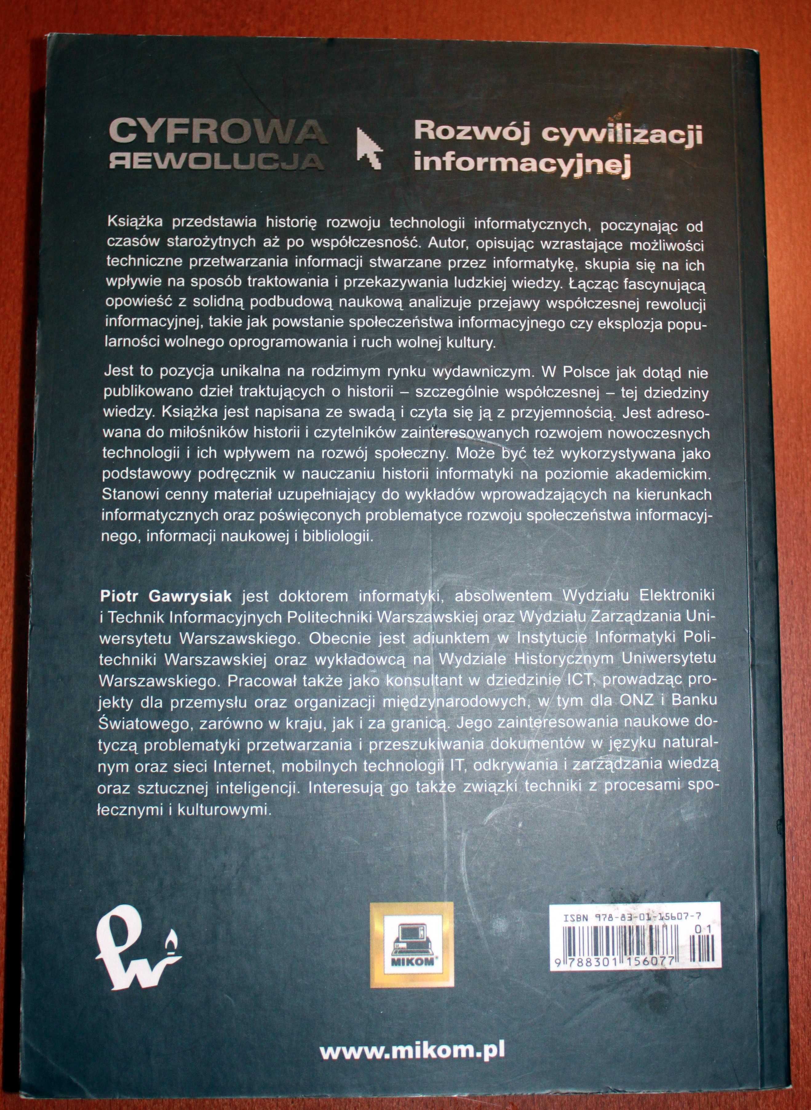 Cyfrowa rewolucja. Rozwój cywilizacji informacyjnej - Piotr Gawrysiak