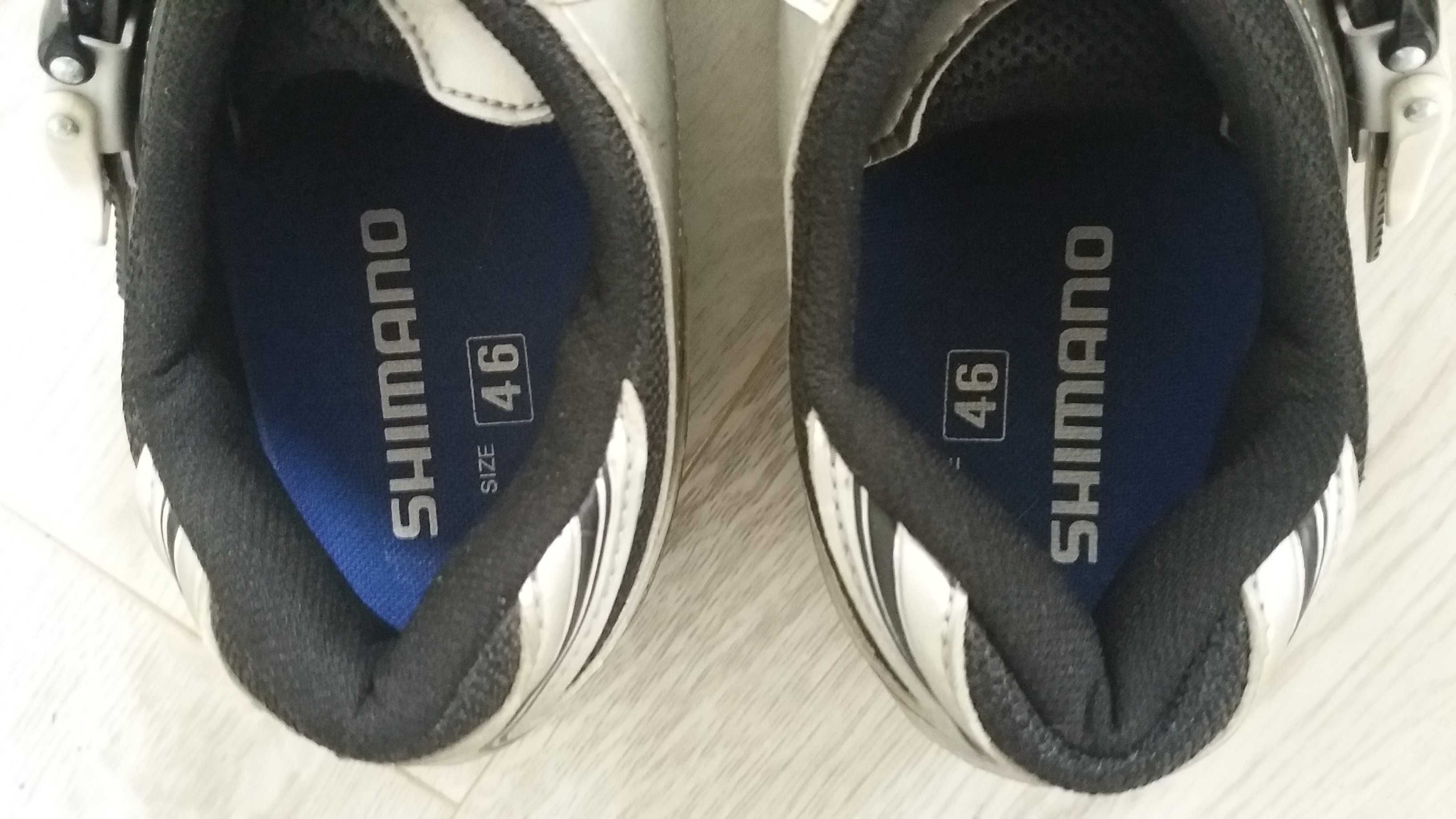 buty Shimano srebrne roz.46 m087