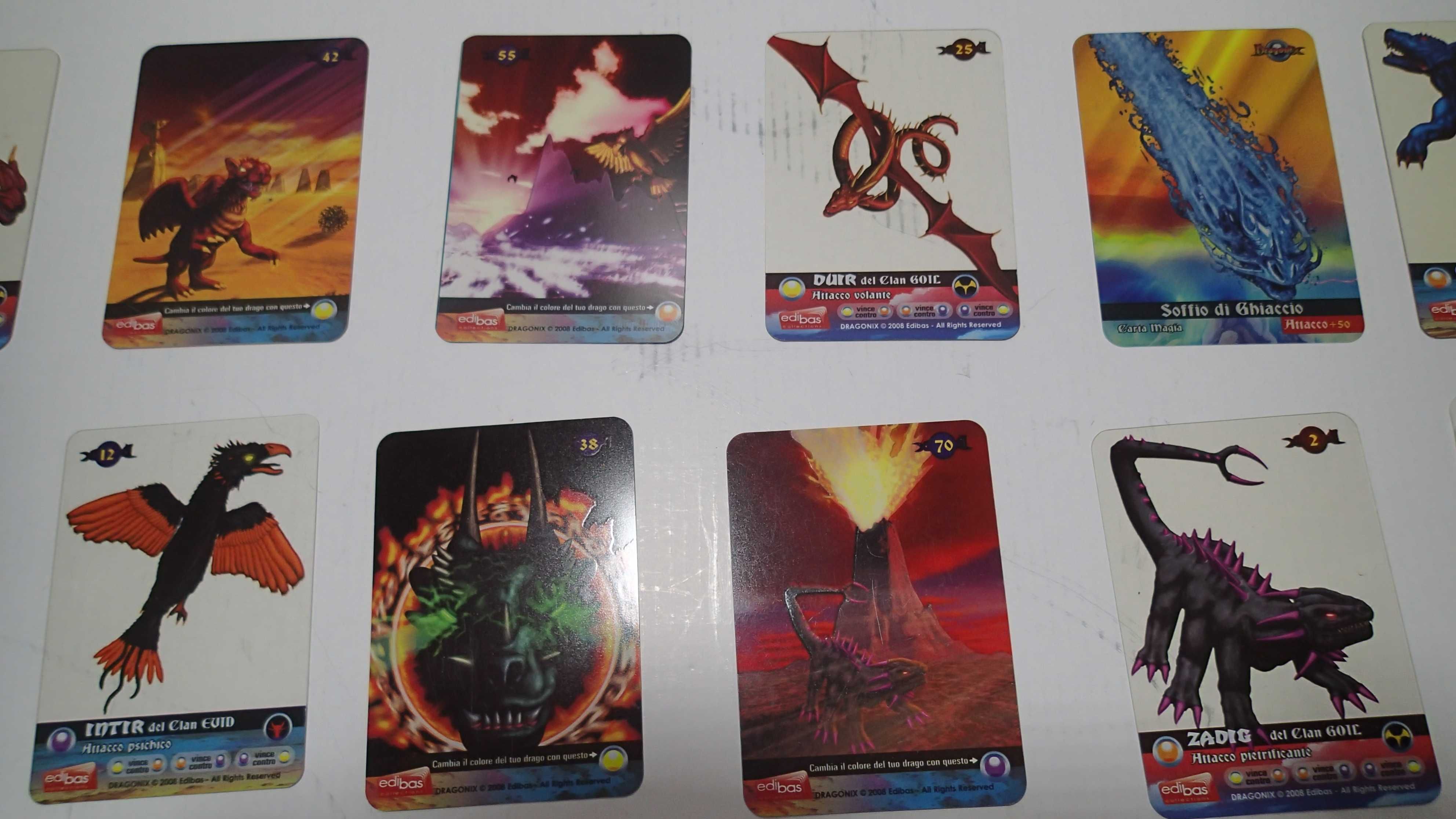 Cartas Dragonix da EDIBAS