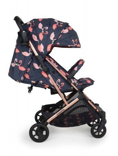 Lekka spacerówka Cosatto WOOSH 3 - Pretty Flamingo z rączką jak torba!