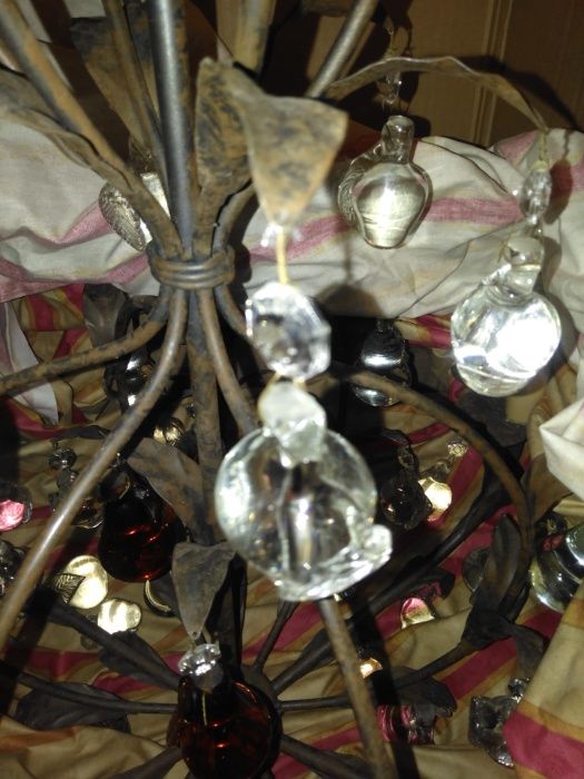 candeeiro de tecto em ferro