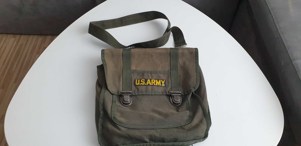 Starocie z Gdyni - Militaria - chlebak z naszywką USA ARMY