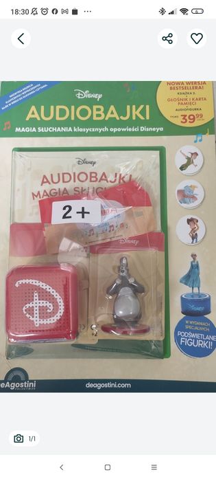 Audiobajki Deagostini nr 2 z głośnikiem NOWY