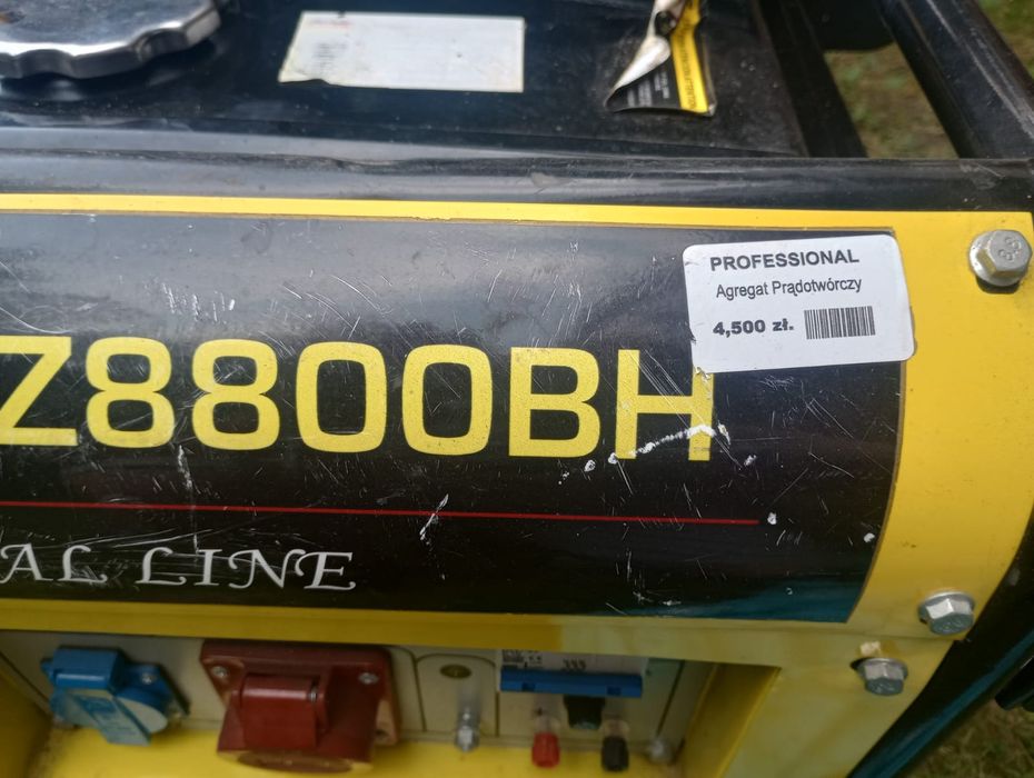 Agregat prądotwórczy 7.5 Kw  4 razy użyty podczas wyjazdu kempingowego