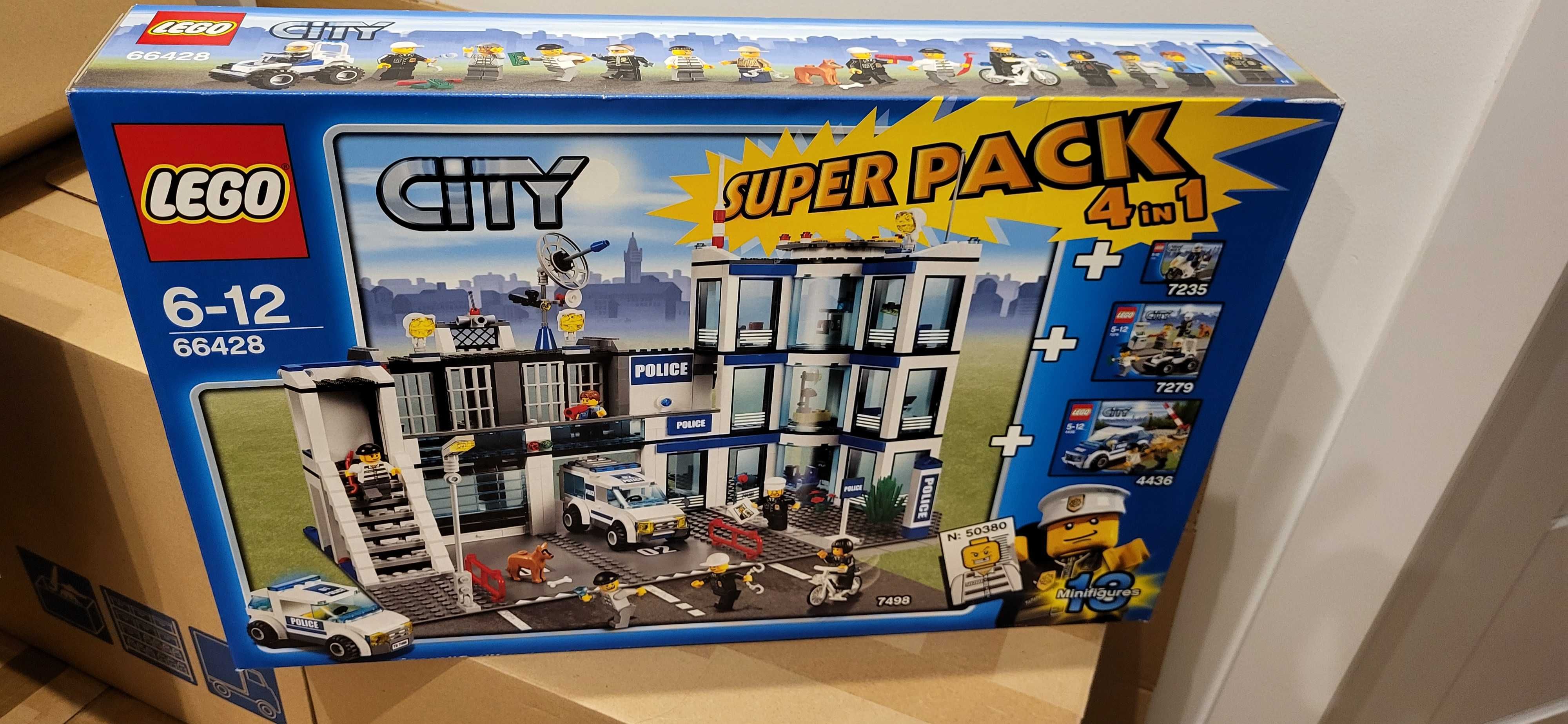 Lego 7498, 7235, 7279, 4436 (4 w 1) Posterunek policji - nowe idealne