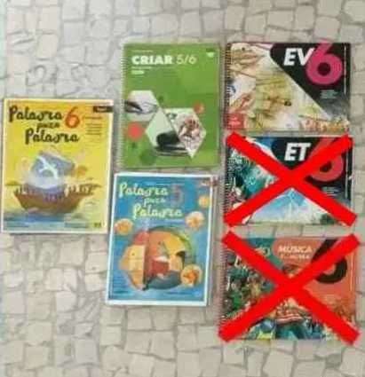 Manuais escolares 5º e  6º ano