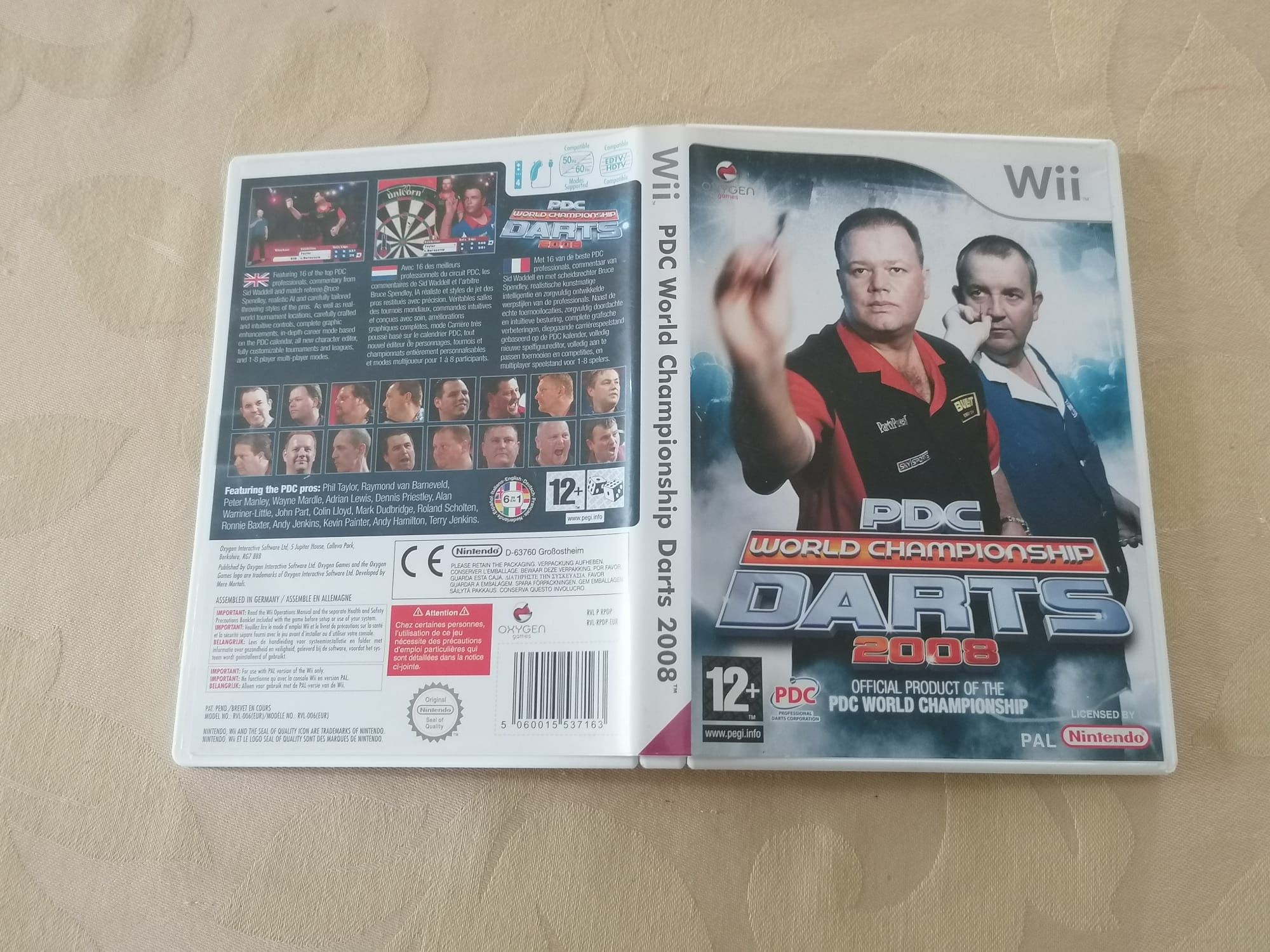 Dvd wii PDC Darts 2008