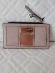 RIVER ISLAND/Bogato zdobiony portfel z Londynu, Gold Rose, NOWY