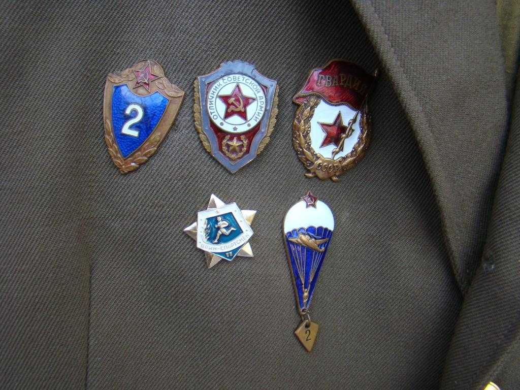 Дембельский китель, берет, тельняшка рядового ВДВ ВС СССР (афганец).