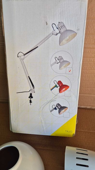 lampka biurkowa trio trajo    BIAŁY