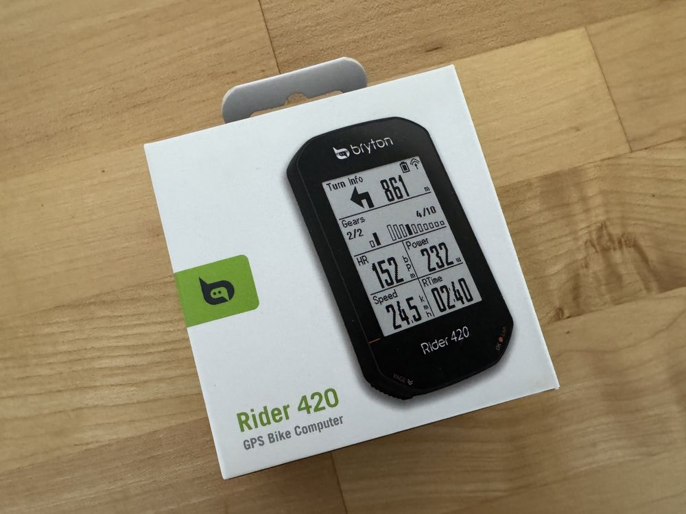 Komputer rowerowy GPS Bryton Rider 420 E