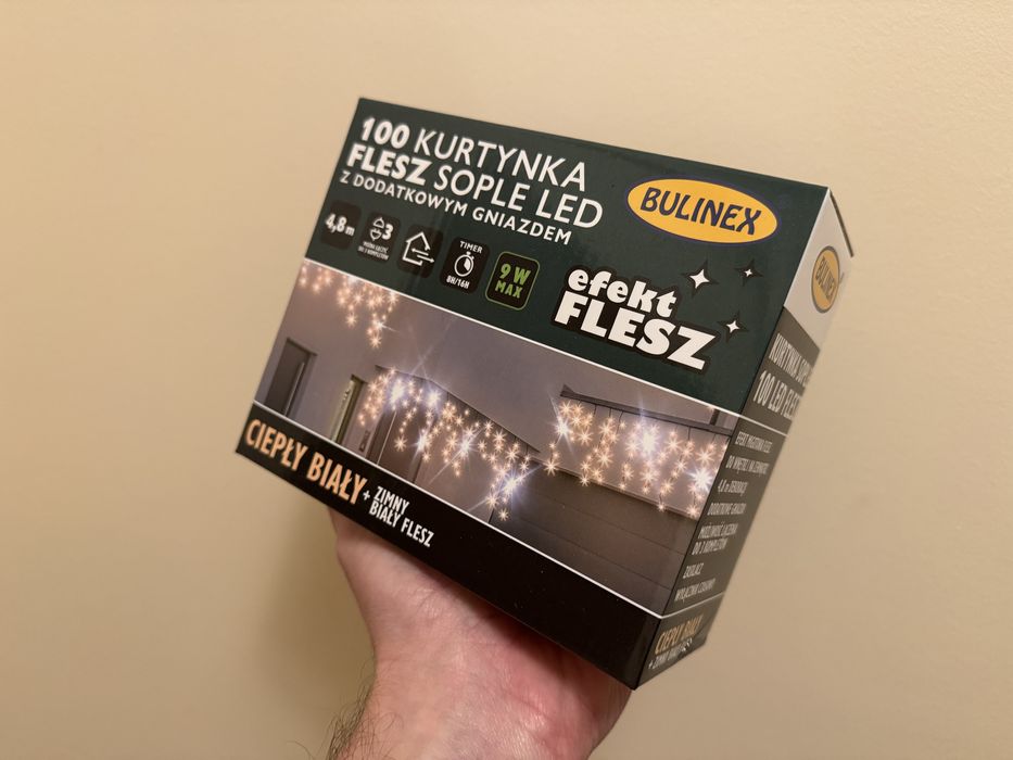 BULINEX sople LED 100L biały ciepły/biały zimny flesz