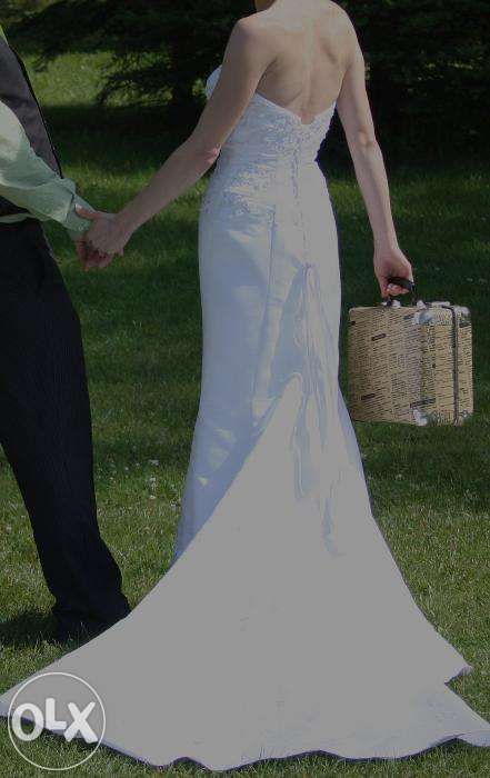 Suknia ślubna David's Bridal+GRATIS buty ślubne z USA