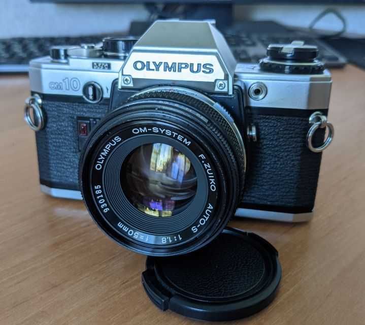 Плёночная камера Olympus OM-10 (zuiko 1.8/50) из личной коллекции