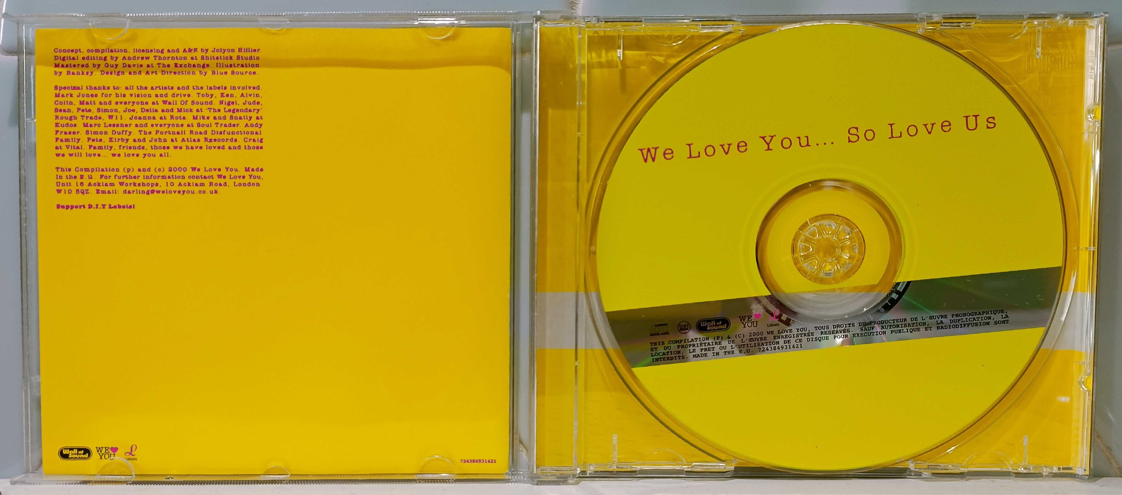 We Love You So Love Us | Banksy's CD record Cover Art