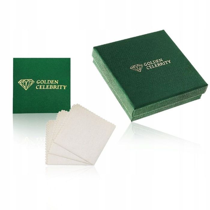 Złoty Naszyjnik Serce Pr 925/585 Łańcuszek Zawieszka Na Prezent + Dedy