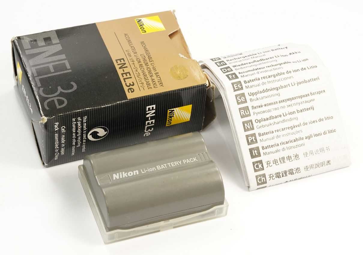 Bateria Akumulatorowa NIKON EN-EL3e 7.4V 1500mAh 4X08K Sprawna