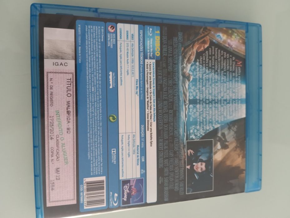 Blu-ray Disney maléfica