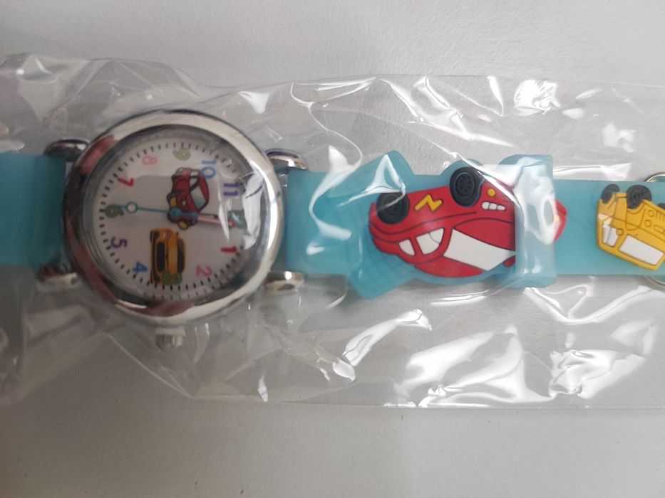 Relógio criança | carrinhos | Muito bonito e elegante | novo