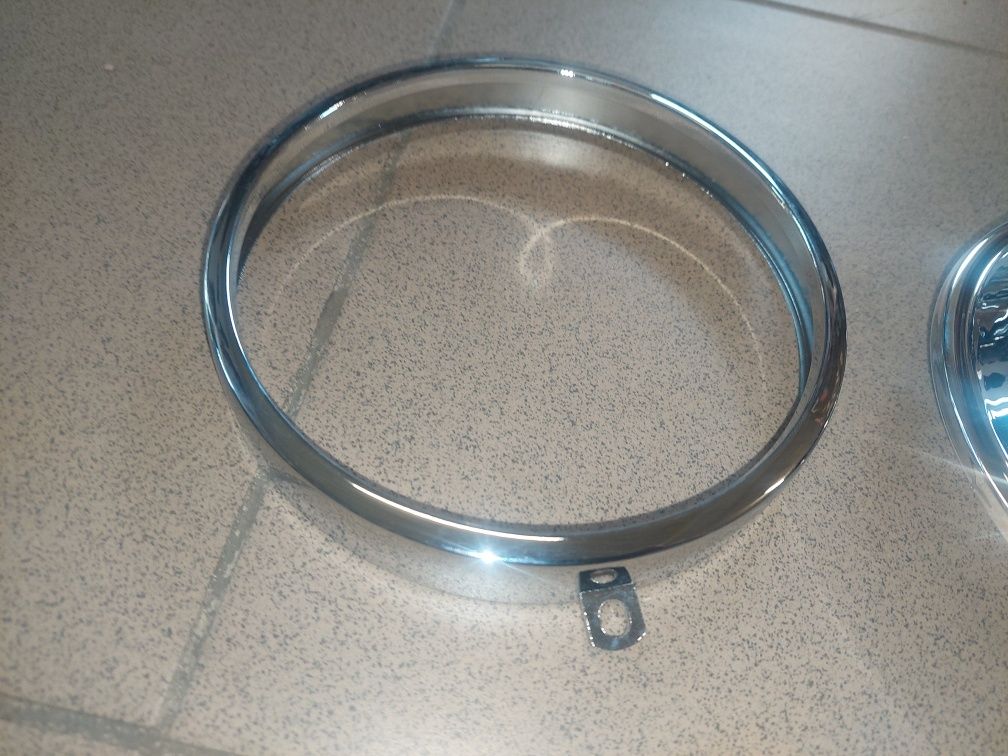 Nowy zestaw naprawczy lampy przód wsk 125 175 b3 jednoramowa szklo ram
