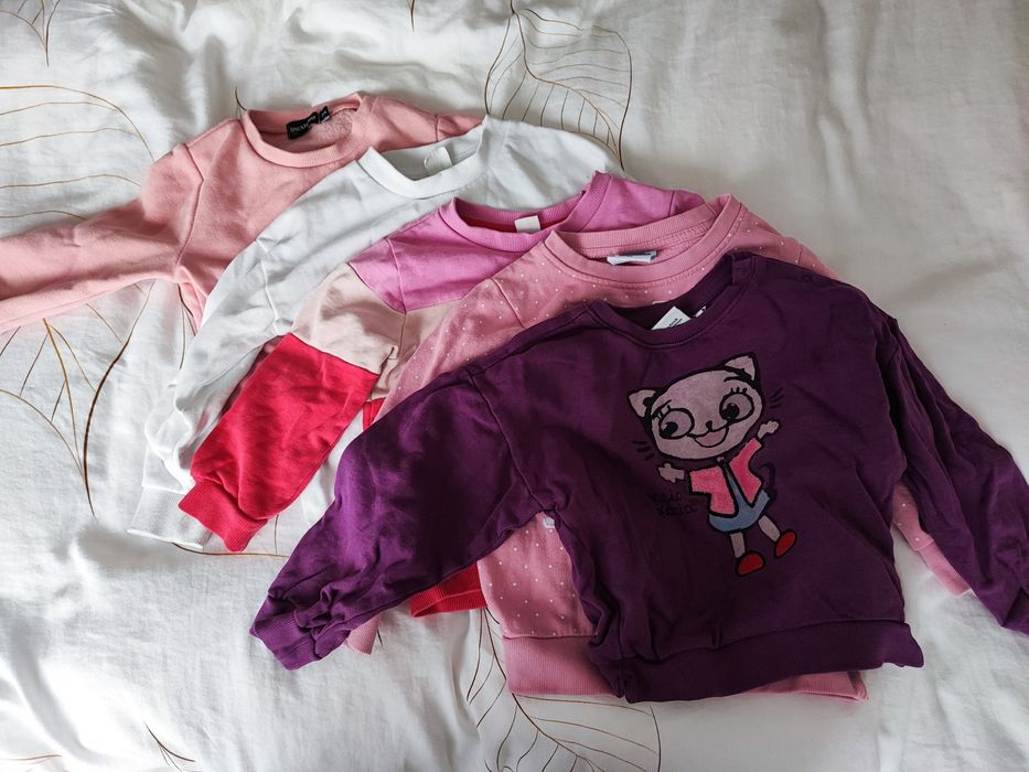 Swetry bluzy rozmiar 92 8 sztuk