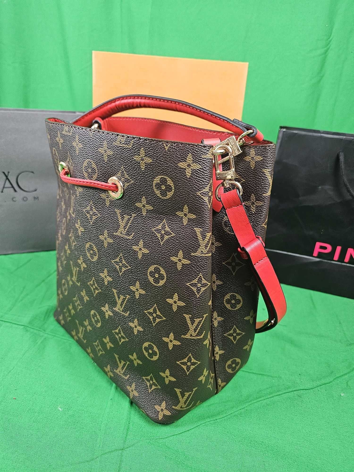 Torba damska worek brązowy louis vuitton torebka nowa
