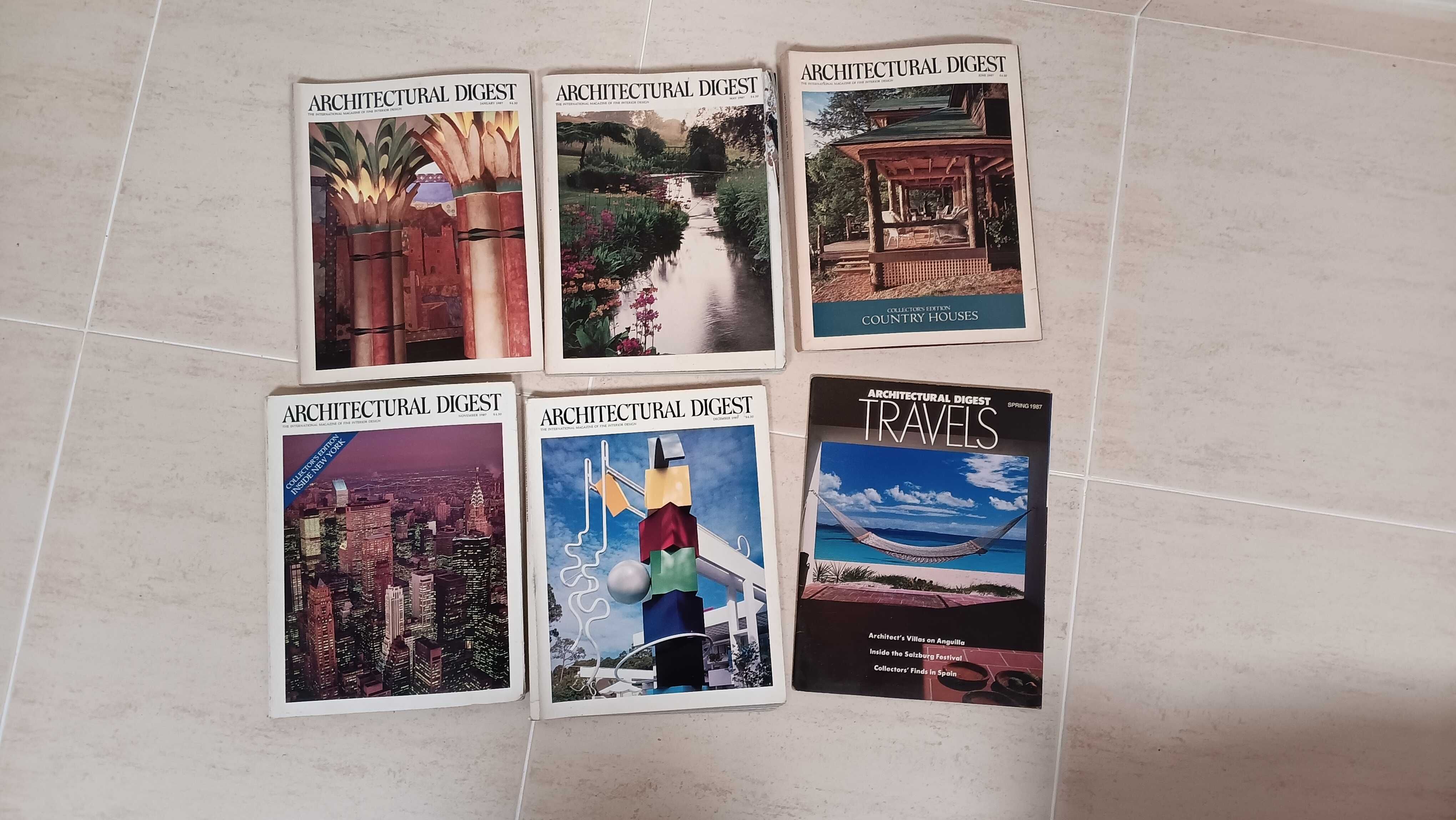 24 Revistas "Architectural Digest" de 1982 a 1996 | preços desde 6€