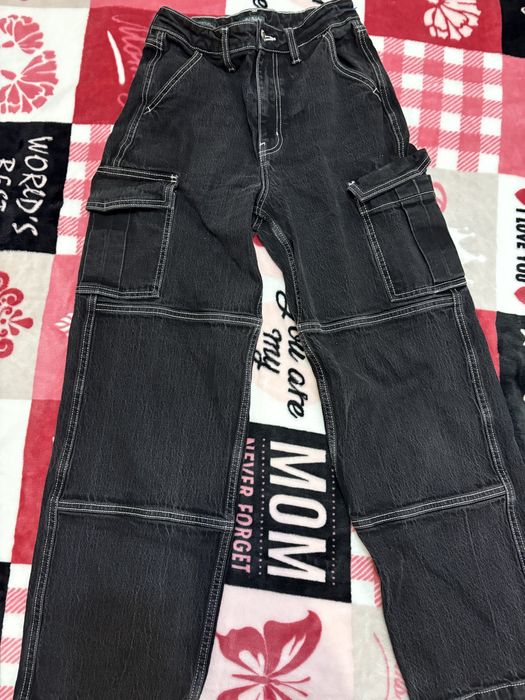 Чорні джинсові штани для підлітка
