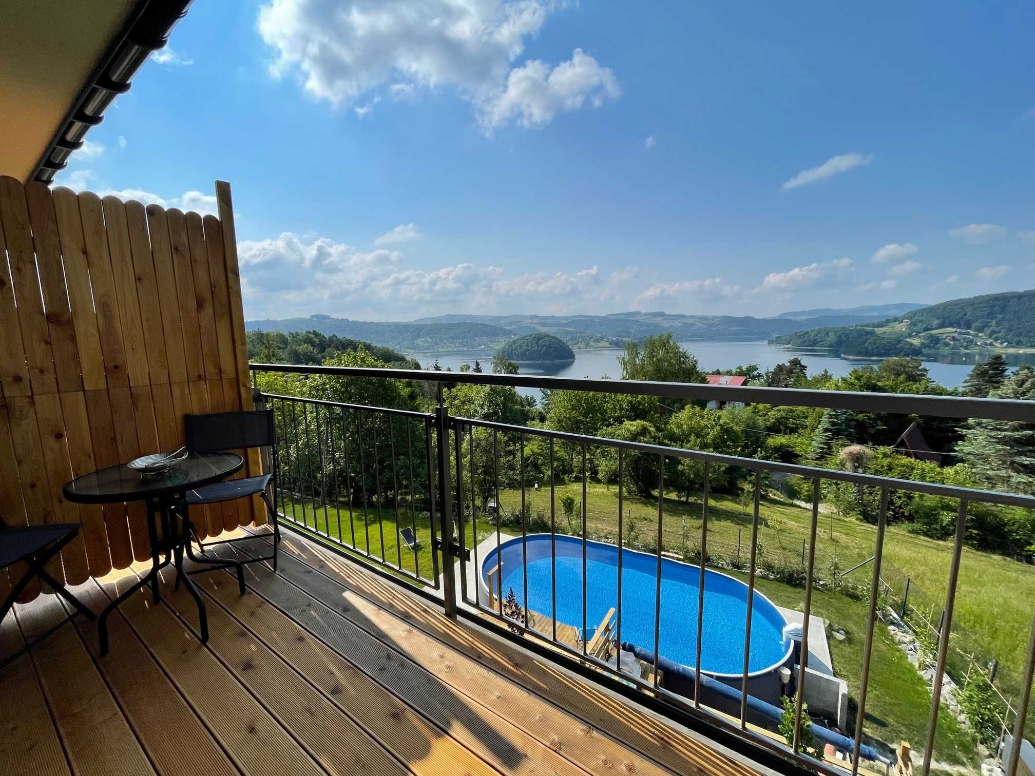 apartament nad jeziorem, sauna, jacuzzi, basen, apartamentwroznowie.pl
