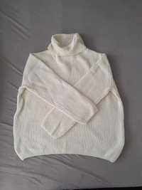 sweter damski golf biały sinsay L 40 nowy