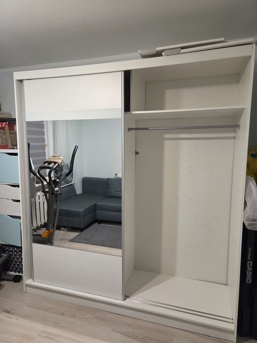 Szafa przesuwna z lustrami 205×60x217