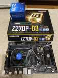 Комплект ПК Z270P-D3 s1151 + DDR4 8gb + Intel Celeron G3900