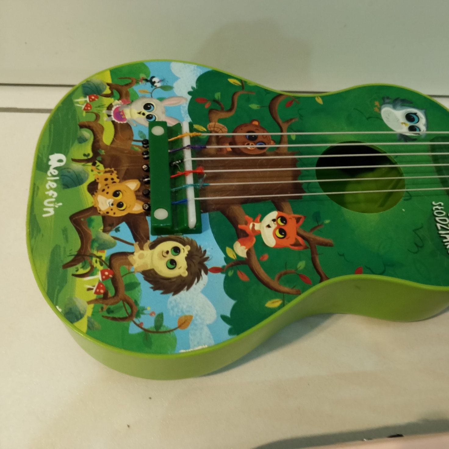 Gitara pianino z mikrofonem Zestaw muzykanta