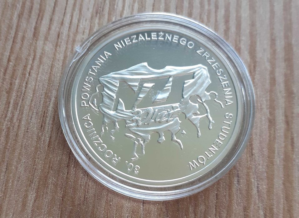 10 zł 30. Rocznica Powstania NZS srebro 2011