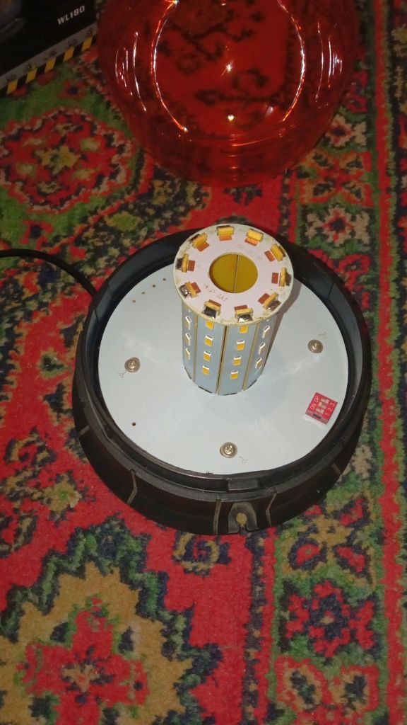 Оранжевая мегалка LED 12/24v