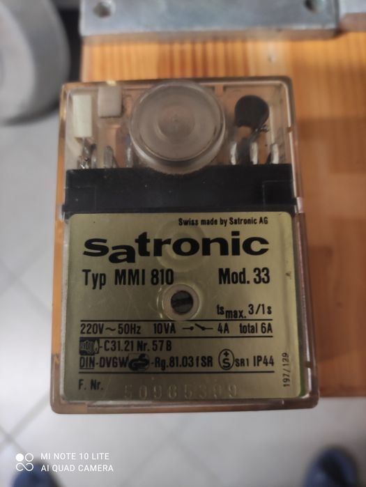Sterownik regulator palnika satronic mmi 810 Mod 33