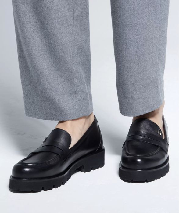 Skórzane mokasyny damskie 7MIL - r. 39,5