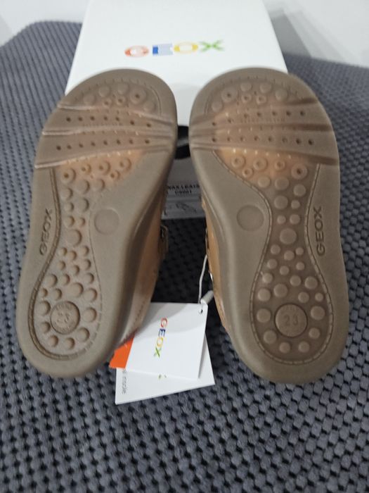 Półbuty buty jesień skóra na rzepy