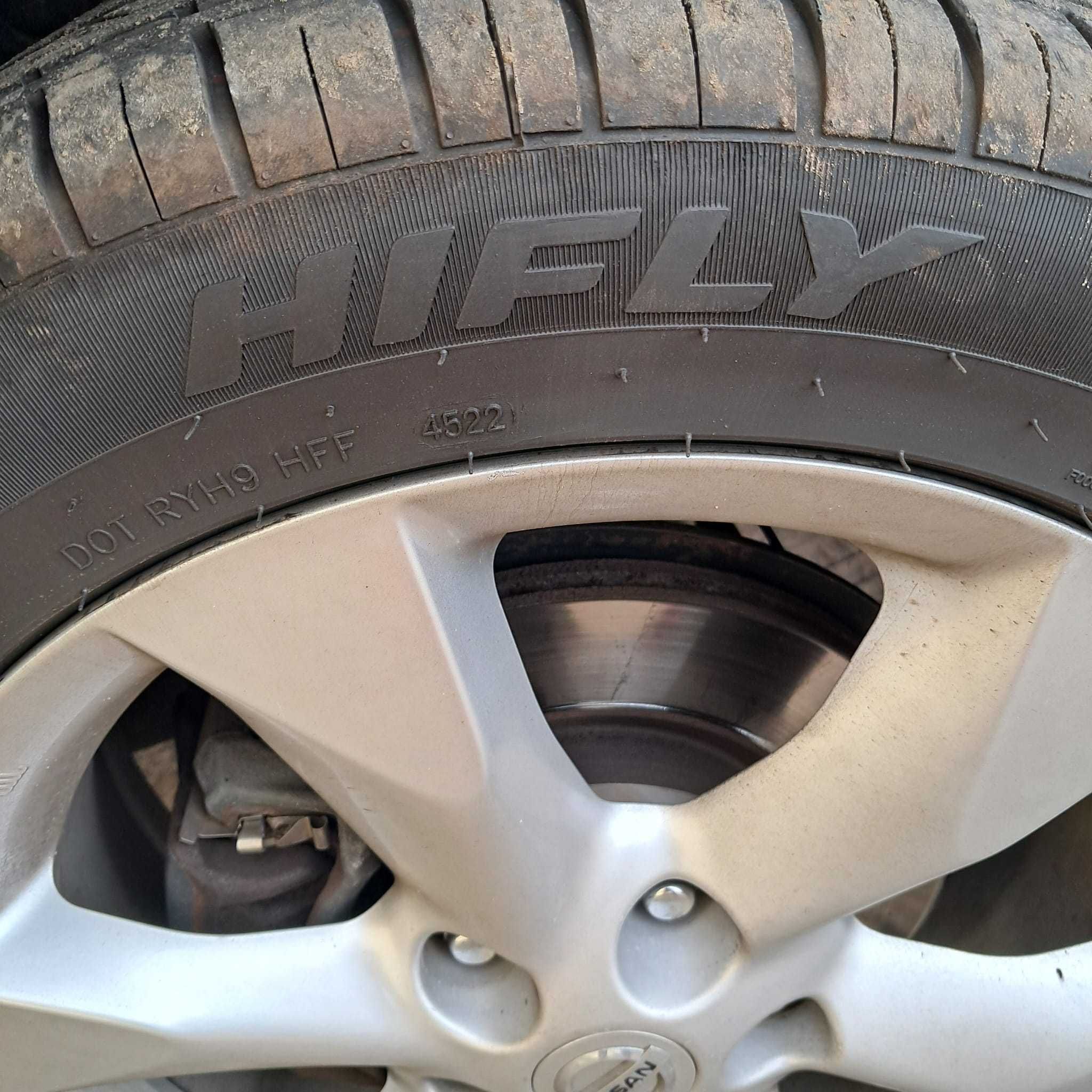 Opony na alufelgach R17 Nissan